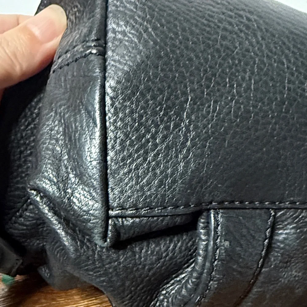 Michael Kors Astor Hobo Black Leather Shoulder Bag